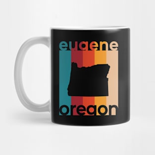 Eugene Oregon Retro Mug